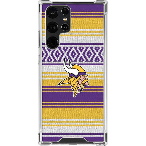 NFL Minnesota Vikings Trailblazer Galaxy S24 Ultra Clear Case