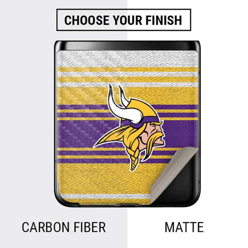 NFL Minnesota Vikings Trailblazer Galaxy Z Flip Skin