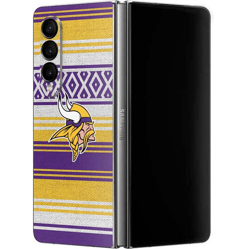 NFL Minnesota Vikings Trailblazer Galaxy Z Fold4 5G Skin