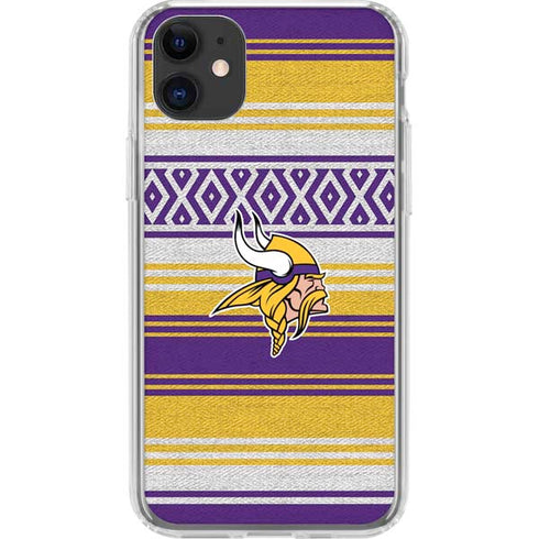 NFL Minnesota Vikings Trailblazer iPhone 11 Clear Case