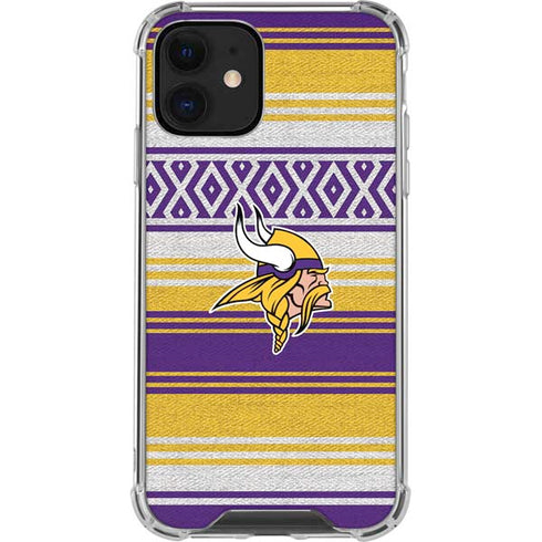 NFL Minnesota Vikings Trailblazer iPhone 12 Mini Clear Case