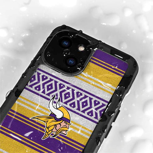 NFL Minnesota Vikings Trailblazer iPhone 13 Mini Waterproof Case