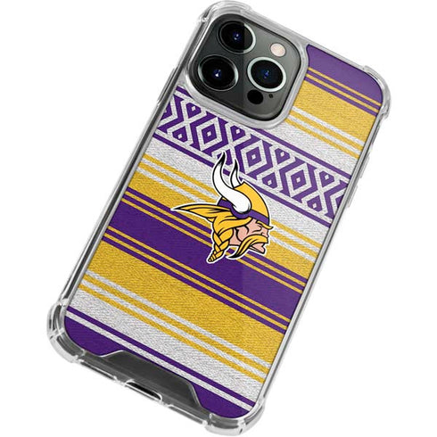 NFL Minnesota Vikings Trailblazer iPhone 13 Pro Max Clear Case