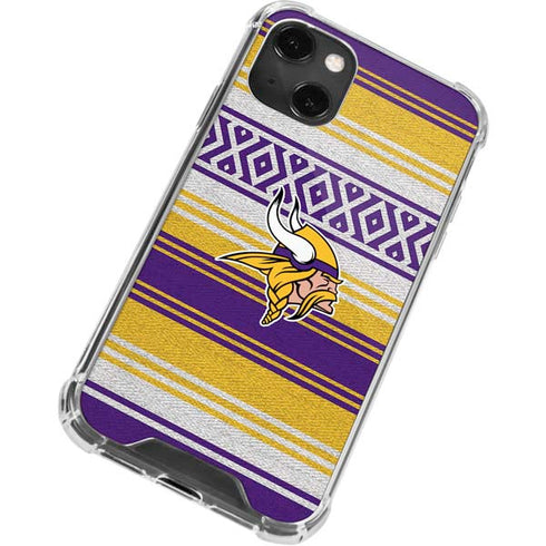 NFL Minnesota Vikings Trailblazer iPhone 14 Plus Clear Case