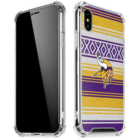 NFL Minnesota Vikings Trailblazer iPhone XS Max Clear Case
