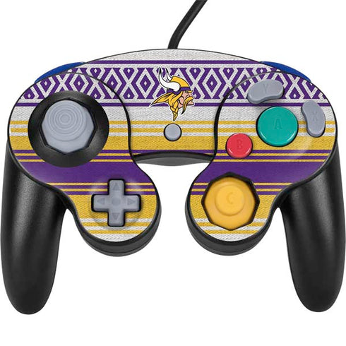 NFL Minnesota Vikings Trailblazer Nintendo GameCube Controller Skin