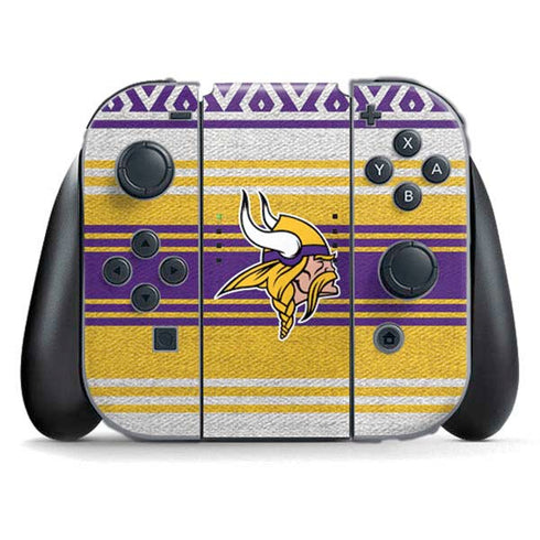 NFL Minnesota Vikings Trailblazer Nintendo Switch (2017-2021) Joy-Con Controller Skin