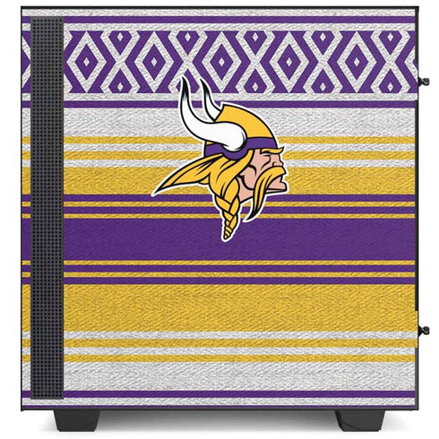 NFL Minnesota Vikings Trailblazer NZXT H510 Compact ATX Mid-Tower Case Skin