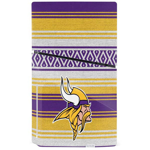 NFL Minnesota Vikings Trailblazer PS5 Slim Disk Bundle Skin