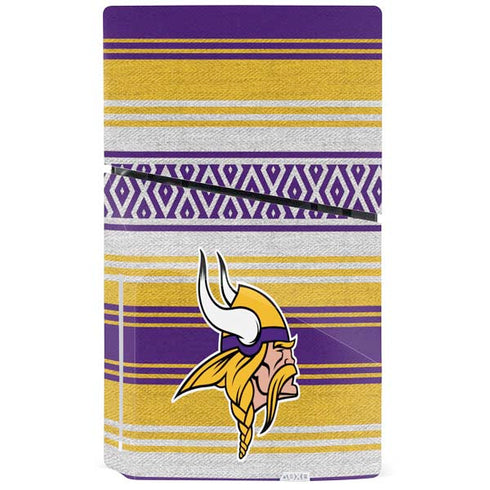NFL Minnesota Vikings Trailblazer PS5 Slim Disk Console Skin