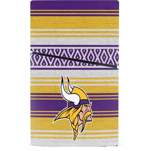 NFL Minnesota Vikings Trailblazer PS5 Slim Digital Edition Console Skin