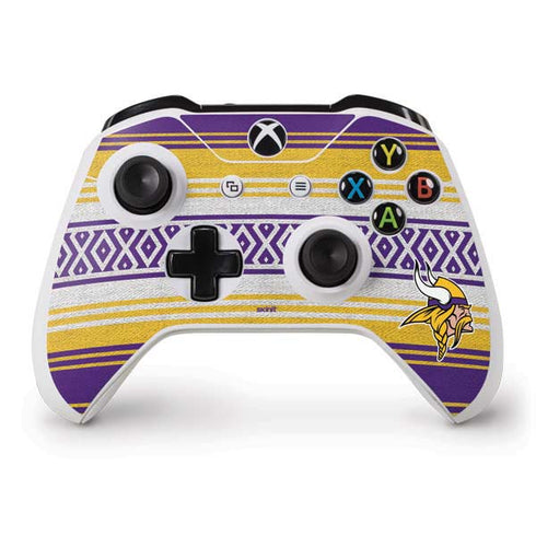 NFL Minnesota Vikings Trailblazer Xbox One S Controller Skin