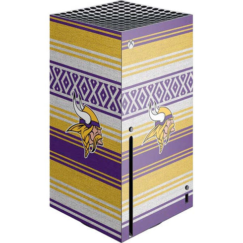 NFL Minnesota Vikings Trailblazer Xbox Series X Console Skin