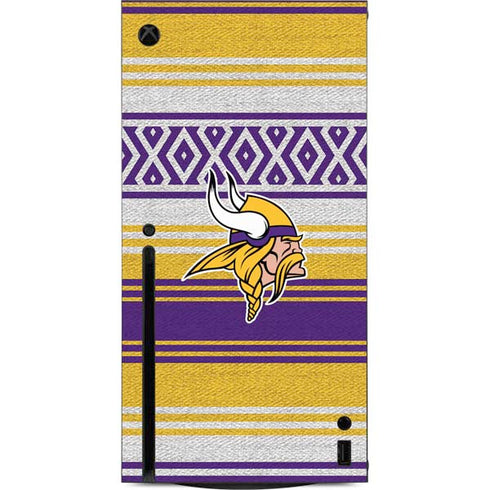 NFL Minnesota Vikings Trailblazer Xbox Series X Console Skin