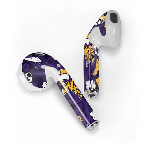 NFL Minnesota Vikings Tropical Print Apple AirPods Skin