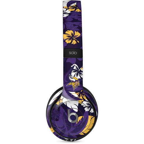 NFL Minnesota Vikings Tropical Print Beats Solo 2 Wired Skin
