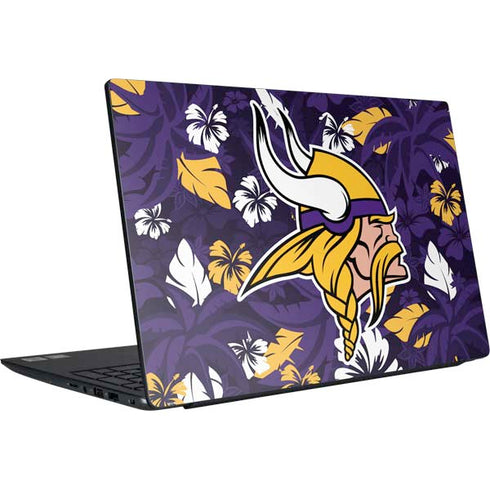NFL Minnesota Vikings Tropical Print Dell Vostro Skin