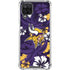 NFL Minnesota Vikings Tropical Print Galaxy A12 Clear Case