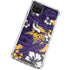 NFL Minnesota Vikings Tropical Print Galaxy A12 Clear Case