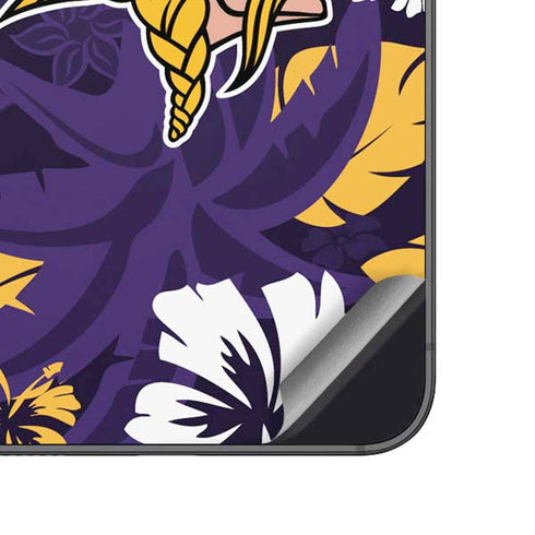 NFL Minnesota Vikings Tropical Print Galaxy A14 5G Skin