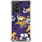 NFL Minnesota Vikings Tropical Print Galaxy A72 5G Clear Case