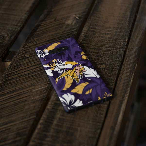 NFL Minnesota Vikings Tropical Print Galaxy Note 9 Skin