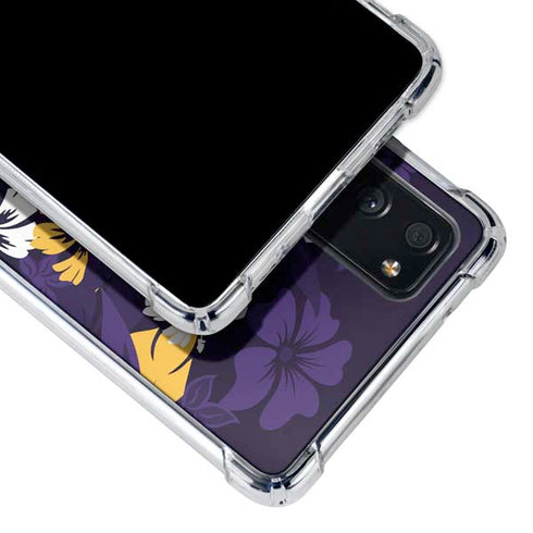 NFL Minnesota Vikings Tropical Print Galaxy S20 FE Clear Case