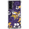 NFL Minnesota Vikings Tropical Print Galaxy S21 5G Clear Case