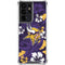 NFL Minnesota Vikings Tropical Print Galaxy S21 Ultra 5G Clear Case