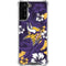 NFL Minnesota Vikings Tropical Print Galaxy S22 Plus Clear Case
