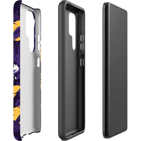 NFL Minnesota Vikings Tropical Print Galaxy S22 Ultra Pro Case