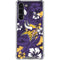 NFL Minnesota Vikings Tropical Print Galaxy S23 Plus Clear Case