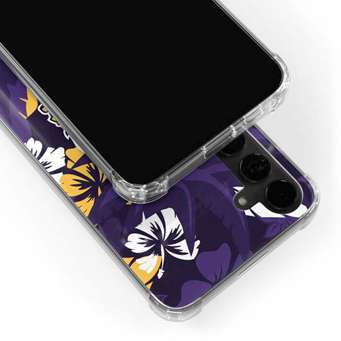 NFL Minnesota Vikings Tropical Print Galaxy S24 Plus Clear Case