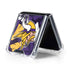 NFL Minnesota Vikings Tropical Print Galaxy Z Flip5 5G Clear Case