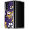 NFL Minnesota Vikings Tropical Print Galaxy Z Fold4 5G Clear Case