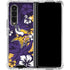 NFL Minnesota Vikings Tropical Print Galaxy Z Fold4 5G Clear Case