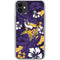 NFL Minnesota Vikings Tropical Print iPhone 11 Clear Case