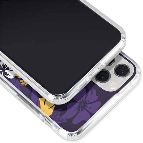 NFL Minnesota Vikings Tropical Print iPhone 11 Pro Clear Case