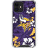 NFL Minnesota Vikings Tropical Print iPhone 12 Clear Case