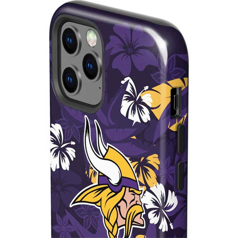 NFL Minnesota Vikings Tropical Print iPhone 12 Pro Max Impact Case