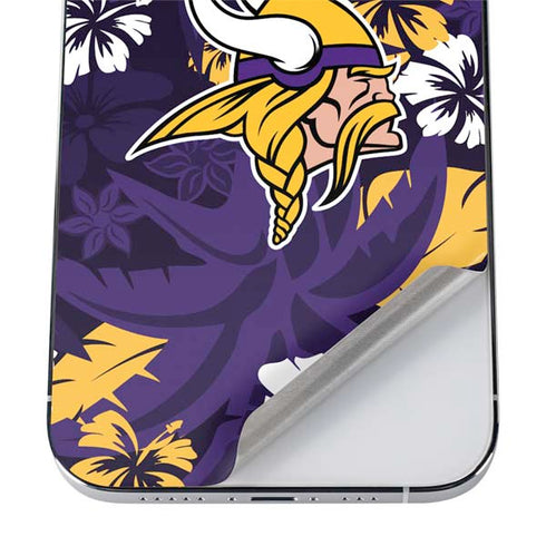NFL Minnesota Vikings Tropical Print iPhone 12 Pro Max Skin