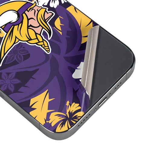 NFL Minnesota Vikings Tropical Print iPhone 13 Pro Max Skin