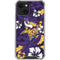 NFL Minnesota Vikings Tropical Print iPhone 15 Plus Clear Case