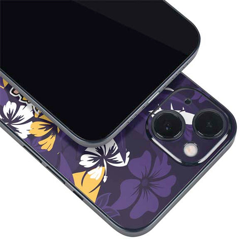 NFL Minnesota Vikings Tropical Print iPhone 15 Plus Skin