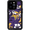 NFL Minnesota Vikings Tropical Print iPhone 14 Pro Waterproof Case