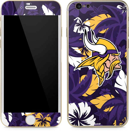 NFL Minnesota Vikings Tropical Print iPhone 6/6s Skin