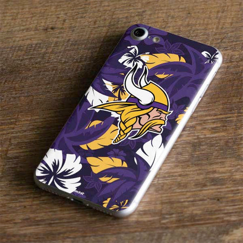 NFL Minnesota Vikings Tropical Print iPhone 7 Skin