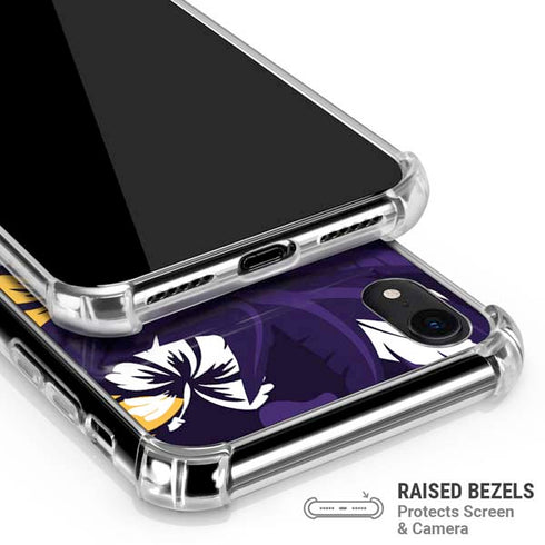 NFL Minnesota Vikings Tropical Print iPhone XR Clear Case