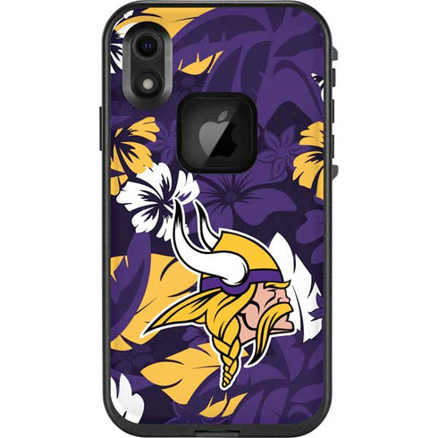 NFL Minnesota Vikings Tropical Print LifeProof Fre iPhone Skin