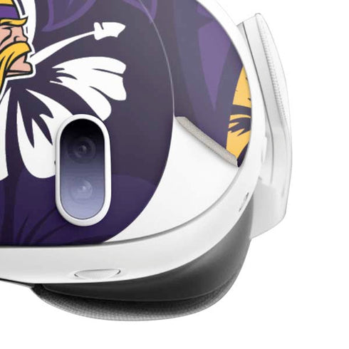 NFL Minnesota Vikings Tropical Print Meta Quest 3 Skin
